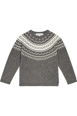 Tartine Et Chocolat Jacquard wool sweater