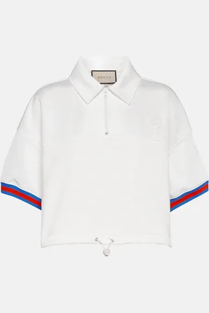 Gucci Cropped jersey shirt