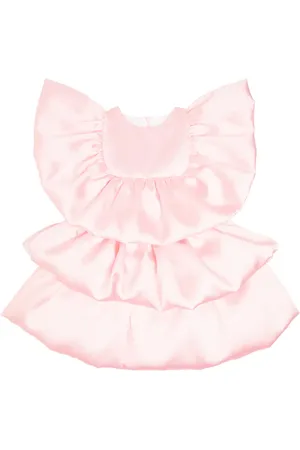 CAROLINE BOSMANS Tiered satin dress