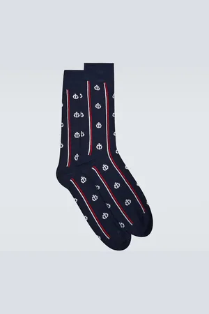 Thom Browne RWB Stripes cotton-blend socks