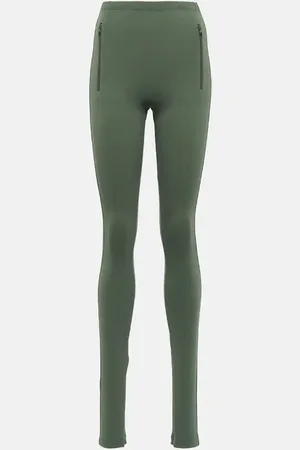 WARDROBE.NYC Side Split high-rise leggings