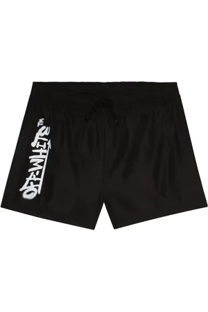 OFF-WHITE Graffiti swim trunks