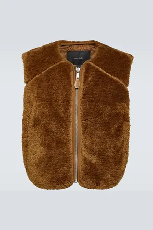 Entire Studios Cropped faux fur vest