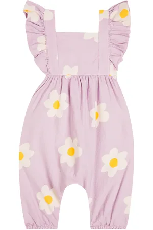 Bobo Choses Baby floral cotton playsuit