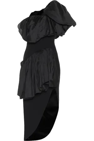 MATICEVSKI Attentive Ruffle crÃªpe midi dress