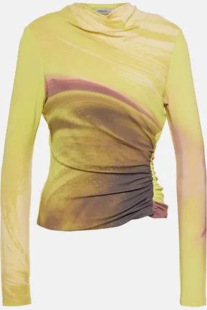 Simkhai Shane printed ruched top