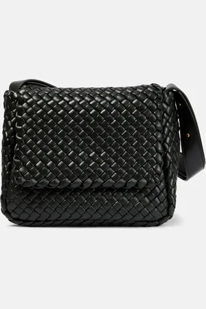 Bottega Veneta Cobble Intreccio leather shoulder bag