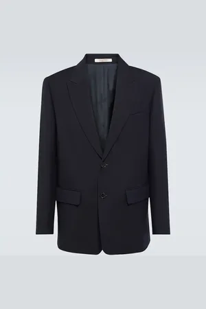 VALENTINO Single-breasted wool and silk blazer