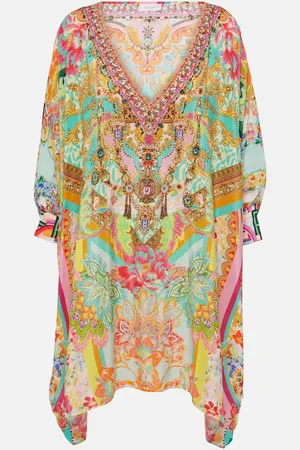 Camilla An Italian Welcome printed silk kaftan