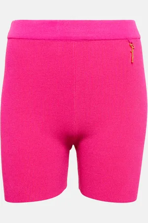Jacquemus Le Short Pralu knitted biker shorts