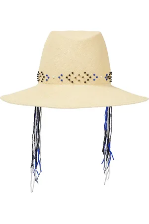 Le Mont St Michel Kate embellished straw hat