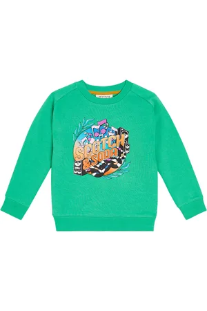 Scotch&Soda Printed cotton-blend sweatshirt