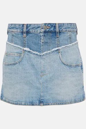 Isabel Marant High-rise denim miniskirt