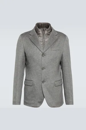 HERNO Layered cashmere blazer