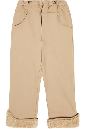 Donsje Jour cotton faux fur-trimmed pants