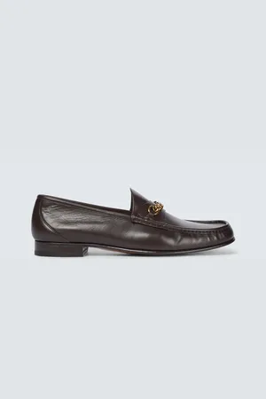 Tom Ford Leather York Chain loafers