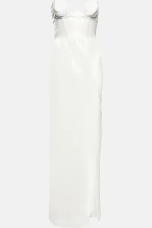 Nensi Dojaka Bridal sequined gown