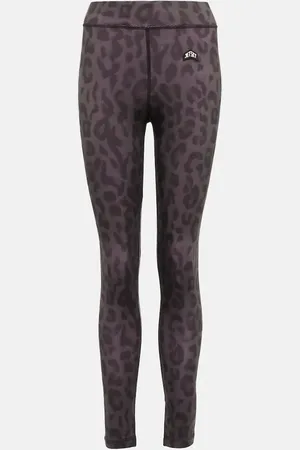 JET SET Leopard-print ski leggings