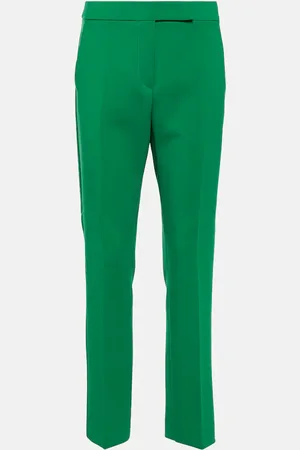 Max Mara Fuoco cropped wool-blend pants