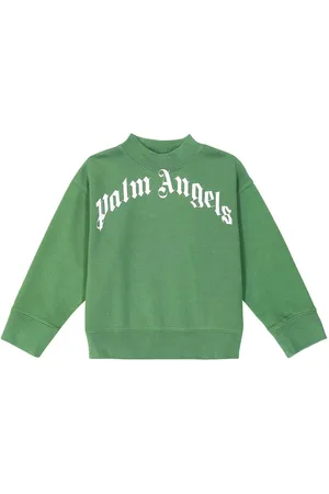 Palm Angels Logo cotton jersey sweatshirt