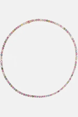 BUCHERER FINE JEWELLERY Essentials RiviÃ¨re 18kt rose gold necklace with sapphires