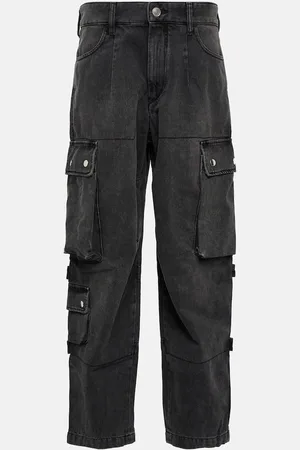 Isabel Marant Elore denim cargo pants