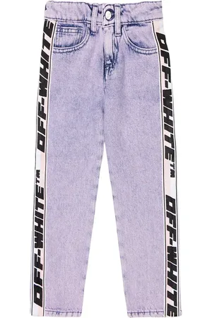 OFF-WHITE Logo straight jeans