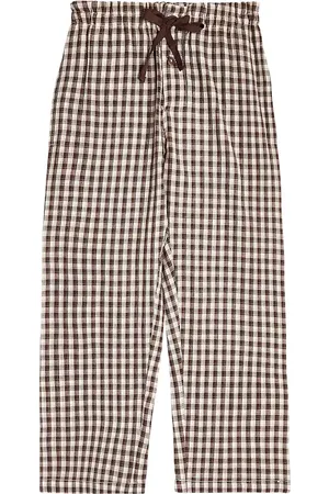 Caramel Ficus cotton pants