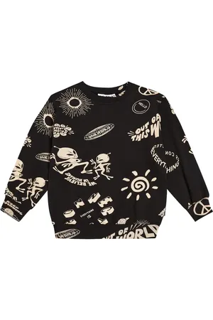 Molo Monti printed cotton jersey sweatshirt