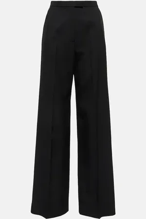 Alaïa AlaÃ¯a Wide-leg wool pants