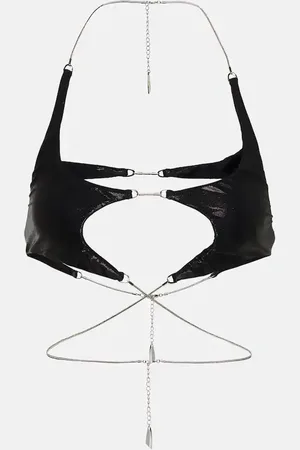 MUGLER Cutout bikini top
