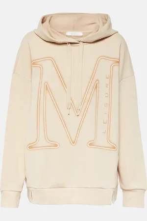 Max Mara Leisure Salice cotton jersey hoodie