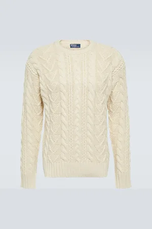 Ralph Lauren Cable-knit cotton-blend sweater