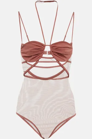 Nensi Dojaka Cutout tulle bodysuit