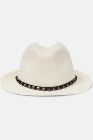 VALENTINO Rockstud wool fedora