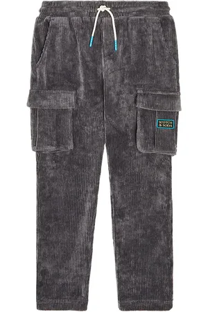 Scotch&Soda Cotton-blend corduroy cargo sweatpants