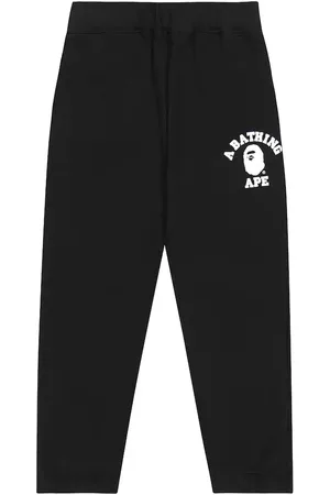 BAPE College cotton jersey sweatpants