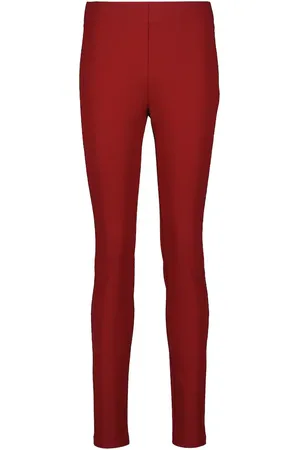 Joseph High-rise gabardine leggings