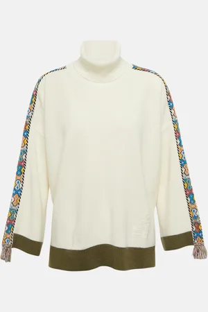Etro Intarsia wool-blend turtleneck sweater