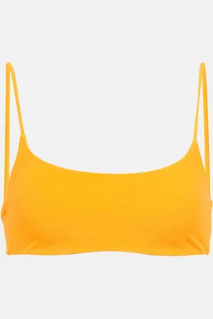 Jade Swim Muse Scoop terry bikini top
