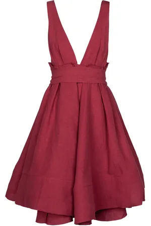 BROCK COLLECTION Quesyn linen minidress