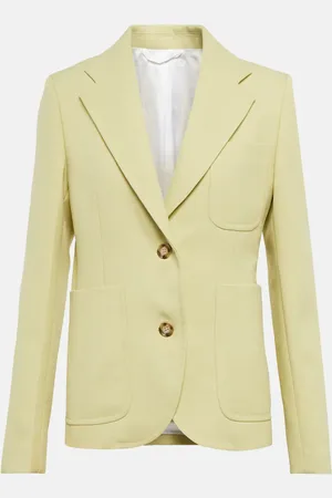 Victoria Beckham Single-breasted gabardine blazer