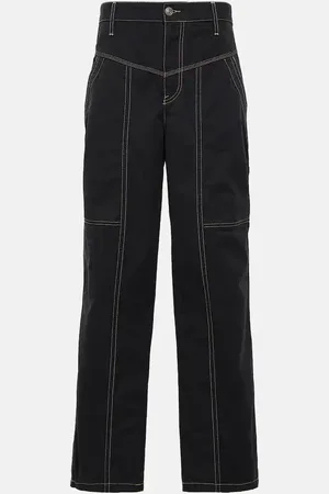 Marant Etoile Denzel high-rise wide-leg jeans