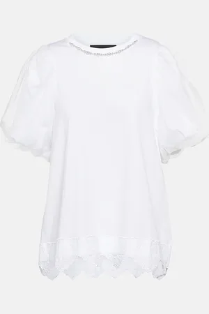 Simone Rocha Embellished cotton T-shirt