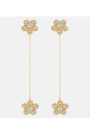 MAGDA BUTRYM Crystal-embellished drop earrings