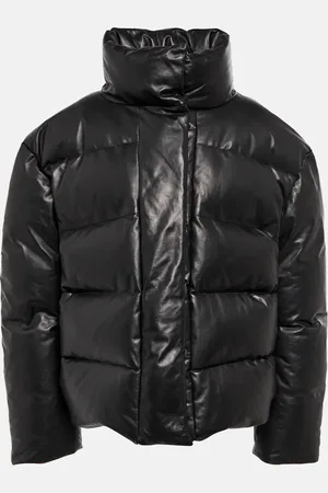 MAGDA BUTRYM Leather puffer jacket