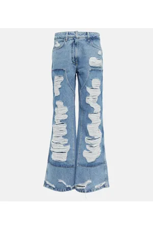 Givenchy front-slit flared jeans - Blue