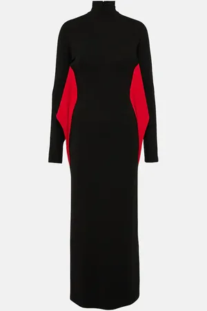 Salvatore Ferragamo Mockneck midi dress