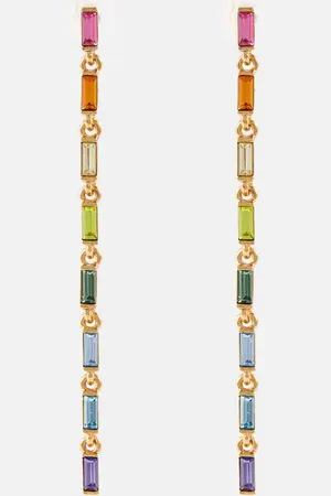 Oscar de la Renta Crystal-embellished earrings
