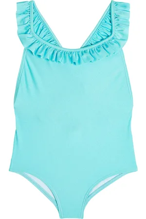 Suncracy Ruffle-trimmed swimsuit